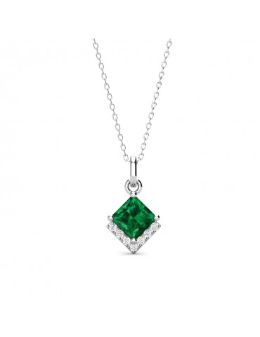 Jill Emerald Pendant