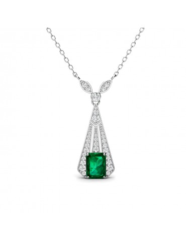 Scarlett Emerald Pendant