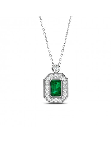 Hollis Emerald Pendant