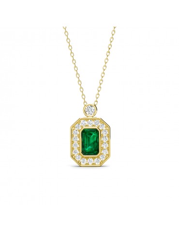 Hollis Emerald Pendant