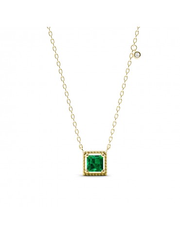 Allie Emerald Pendant