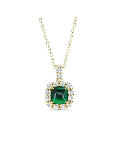 Bloom Emerald Pendant
