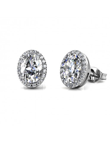 Moissanite Diamond La Reine Earrings