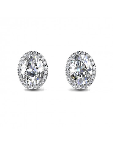 Moissanite Diamond La Reine Earrings