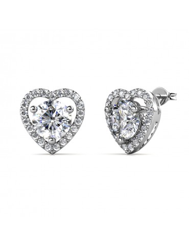 Moissanite Diamond Mon Amour Earrings