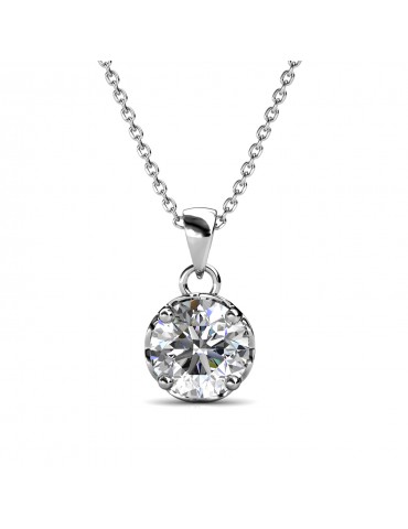 Moissanite Diamond Le Fleur Pendant