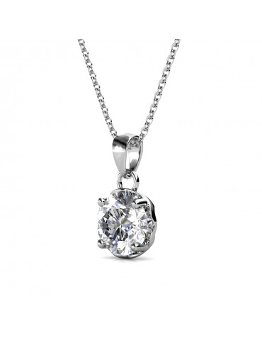 Moissanite Diamond Le Fleur Pendant