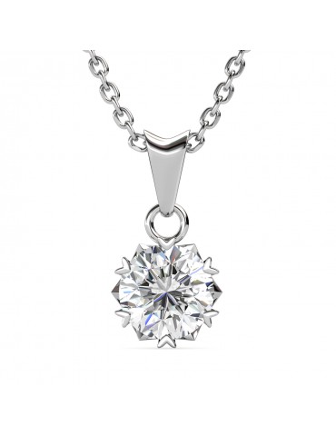 Moissanite Diamond Le Fond Pendant