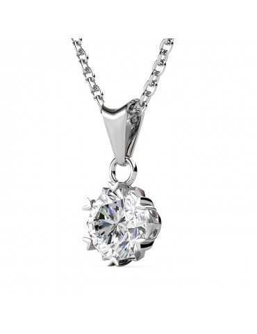 Moissanite Diamond Le Fond Pendant