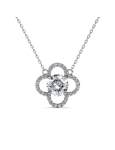 Moissanite Diamond Mon Trefle Pendant