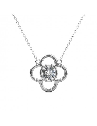 Moissanite Diamond Mon Trefle Pendant