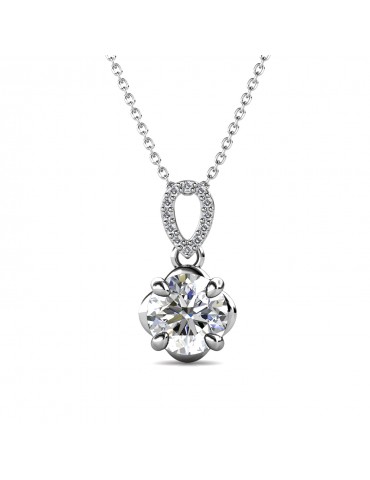 Moissanite Diamond La Rose Pendant