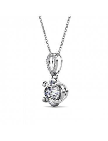 Moissanite Diamond La Rose Pendant