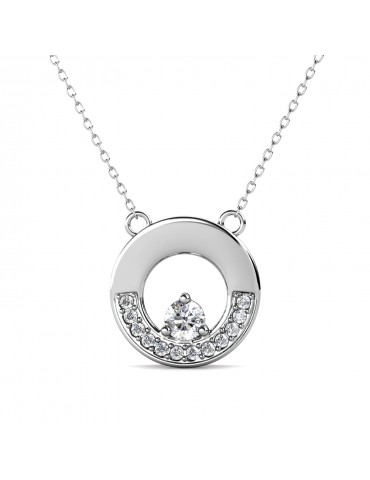 Moissanite Diamond Le Cercle Pendant