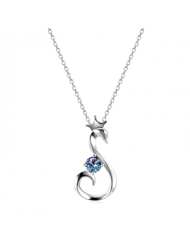 Printsessa Swan Alexandrite Pendant