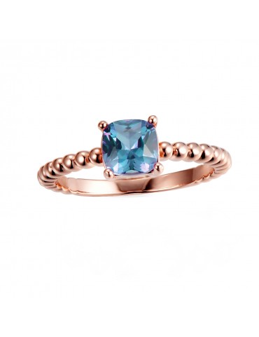 Squarish Alexandrite Ring