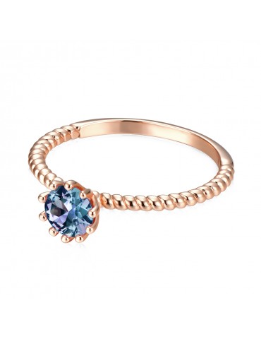 Classic Twist Alexandrite Ring