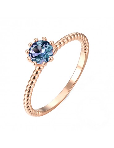 Classic Twist Alexandrite Ring