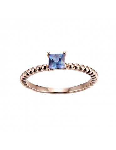 Simply Square Alexandrite Ring