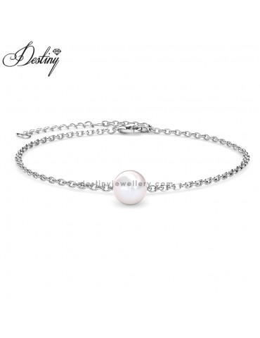 Crystal Pearl Bracelet