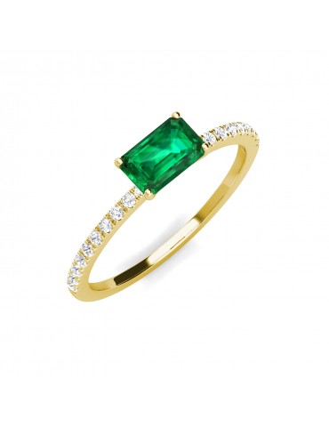 Alecia Emerald Ring