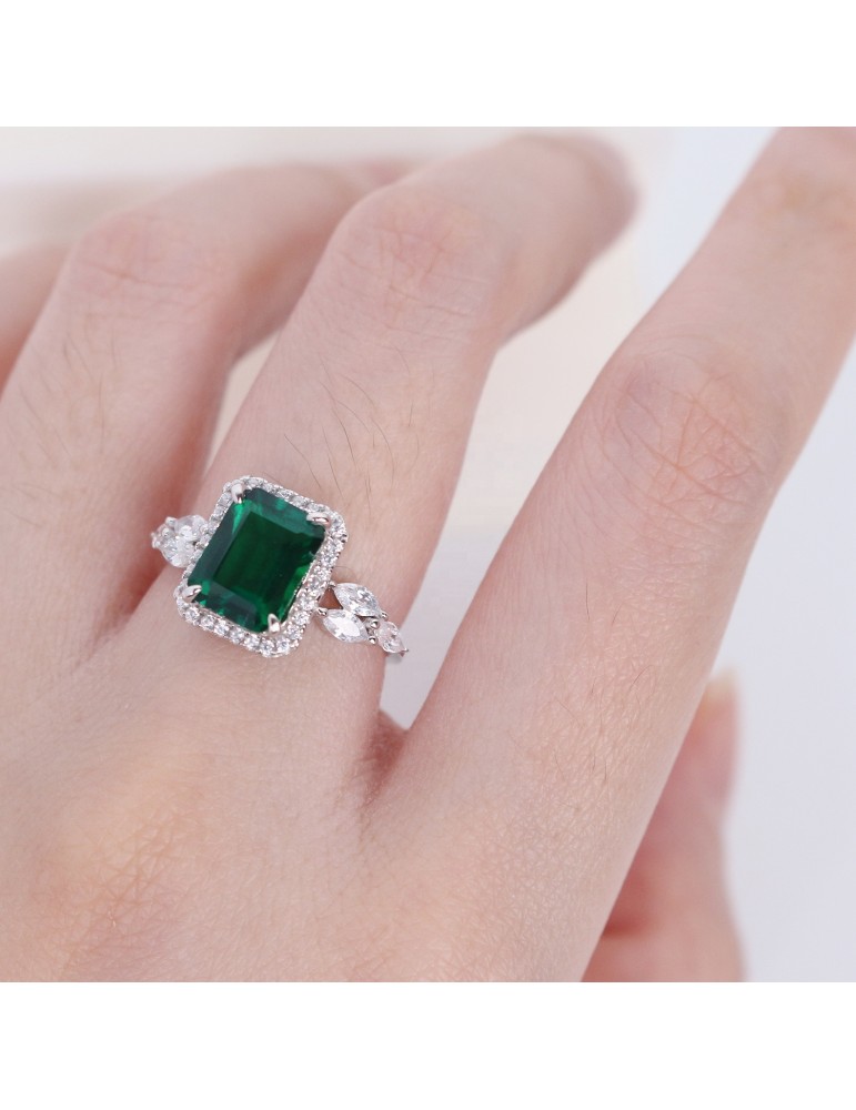 Clayne Emerald Ring