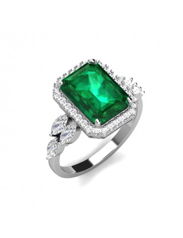 Clayne Emerald Ring