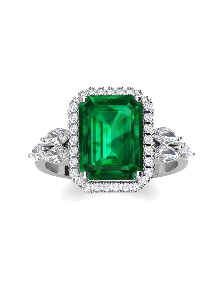 Clayne Emerald Ring