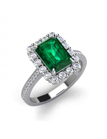 Irisa Emerald Ring
