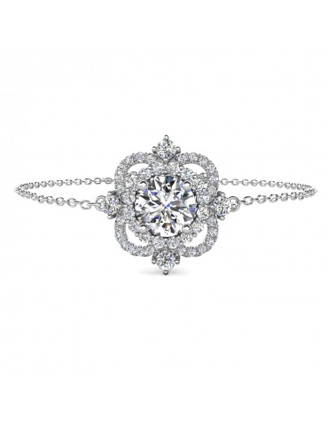 Moissanite Diamond La Caliste Bracelet