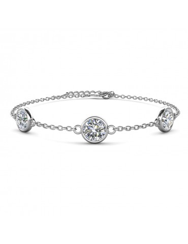 Moissanite Diamond Berne Bracelet