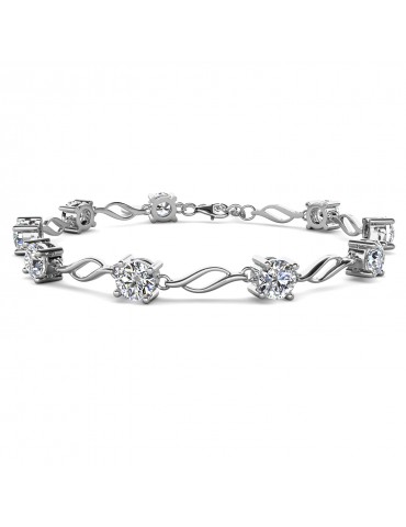 Moissanite Diamond Diane Bracelet