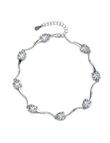 Moissanite Diamond Évian Bracelet