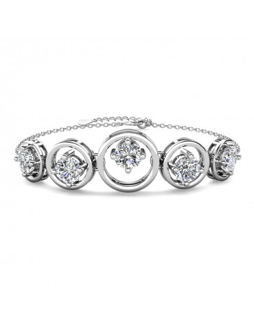 Moissanite Diamond Faustine Bracelet