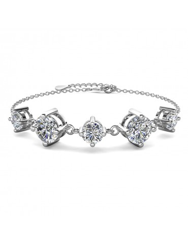 Moissanite Diamond Granville Bracelet