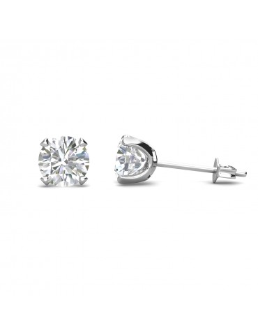 Moissanite Diamond Classique Earrings