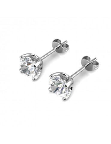 Moissanite Diamond Classique Earrings