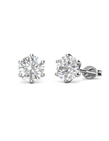 Moissanite Diamond Mon Classique Earrings