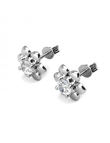 Moissanite Diamond La Floraison Earrings