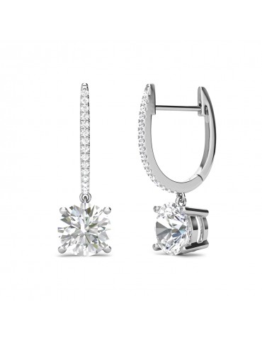 Moissanite Diamond La Victoire Earrings