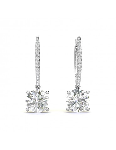 Moissanite Diamond La Victoire Earrings