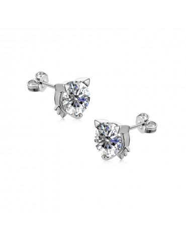 Moissanite Diamond Le chercheur Earrings