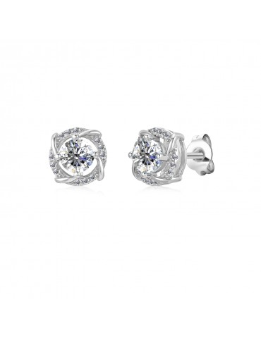 Moissanite Diamond Cécile Earrings