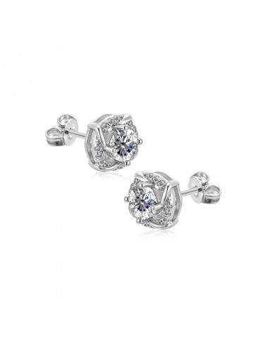 Moissanite Diamond Cécile Earrings