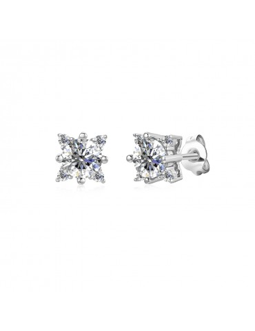 Moissanite Diamond Chimere Earrings 