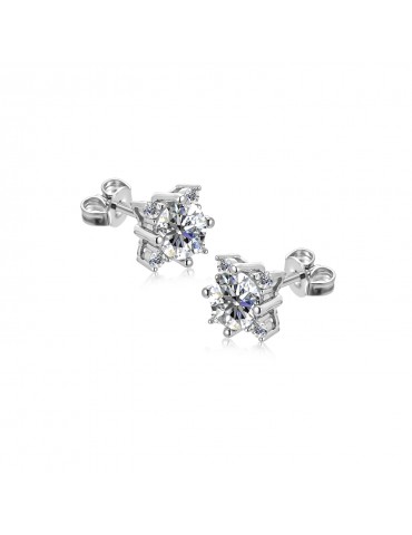 Moissanite Diamond Chimere Earrings 