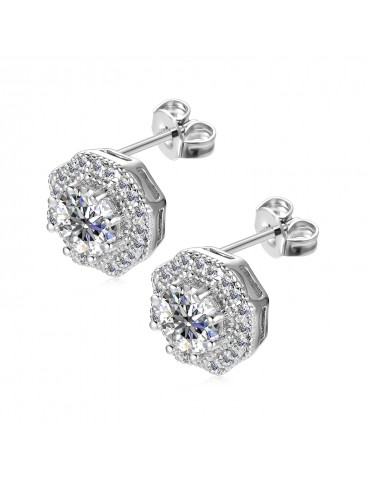 Moissanite Diamond Delano Earrings