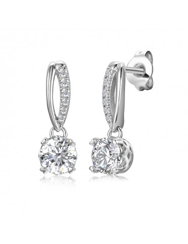 Moissanite Diamond Aliénor Earrings