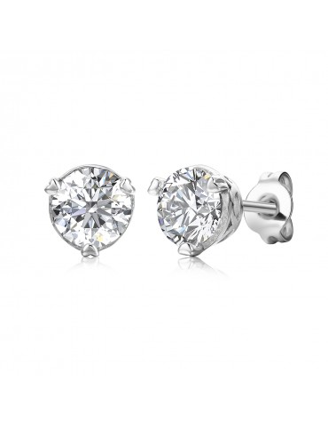 Moissanite Diamond Caliste Earrings