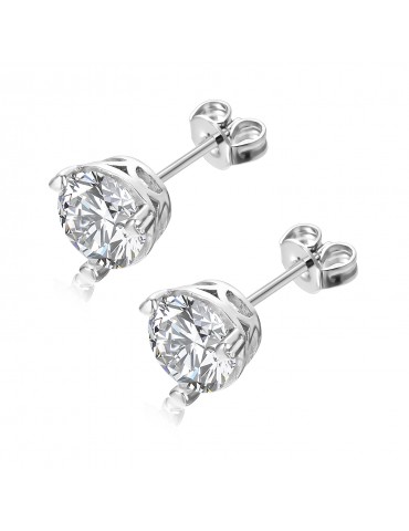 Moissanite Diamond Caliste Earrings